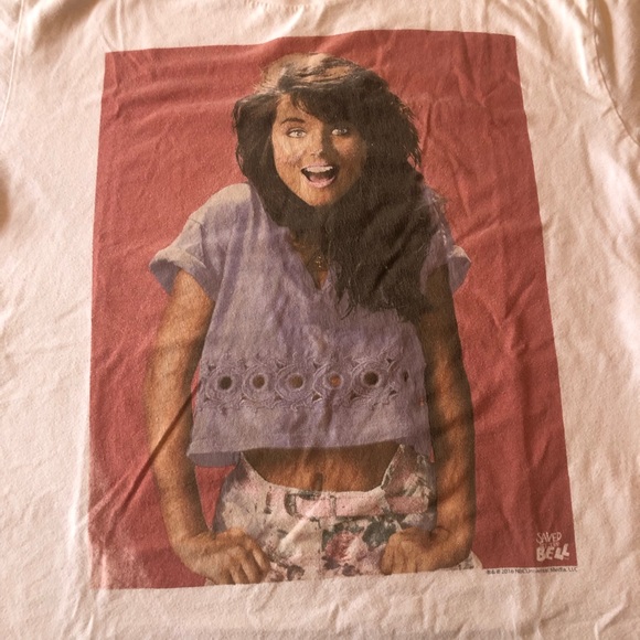 Vintage Style Saved By The Bell Kelly Kapowski TV Show Shirt - Picture 4 of 4